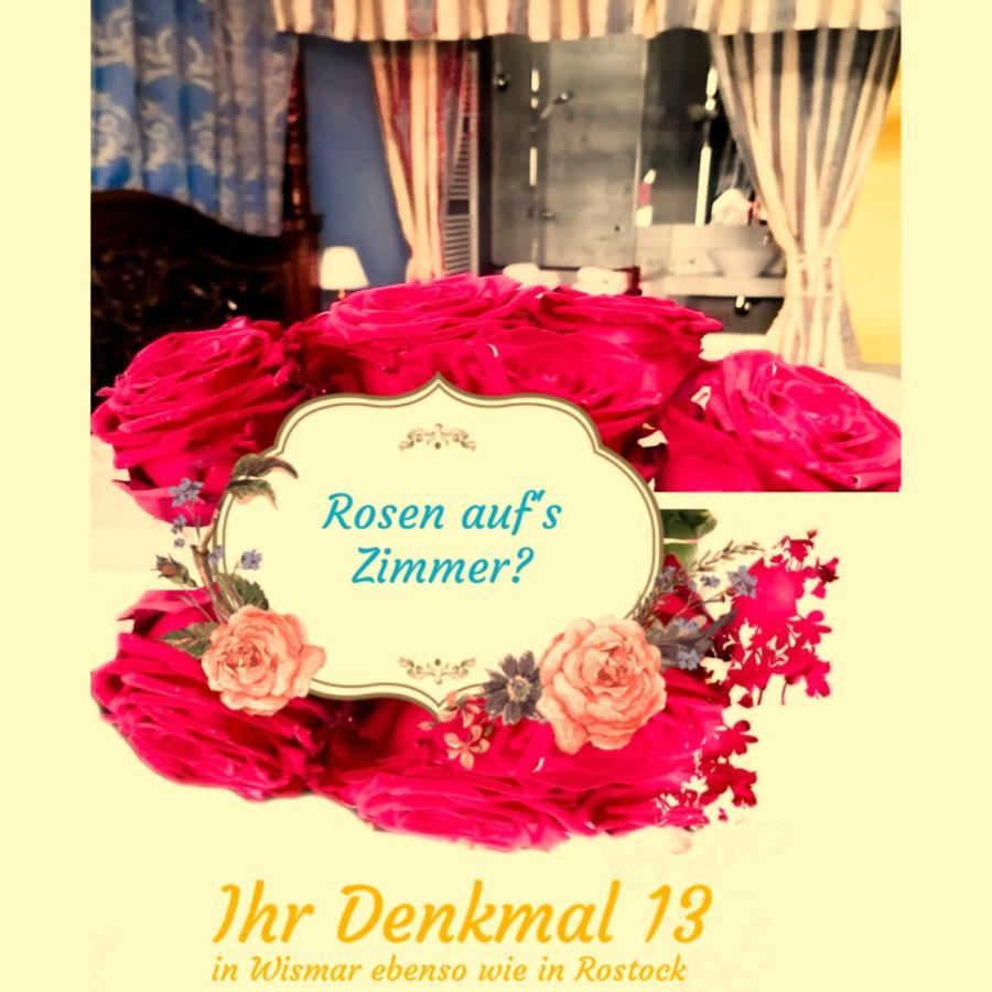 Hotel Denkmal 13 Wismar Bagian luar foto